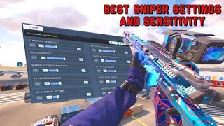 BEST Settings And Sensitivity For Sniper Mains In Codm Phone And Ipad Reveal [upl. by Yllehs]