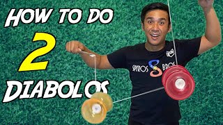 Learn 2 Diabolos for Beginners 2 Diabolo Tutorial [upl. by Georglana339]