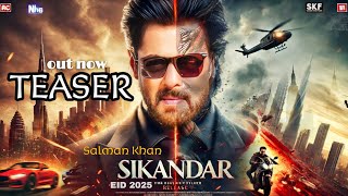 SIKANDER  TEASER  Salman Khan Suniel Shetty Rasmika mandanna Sajid nadiadwala [upl. by Darooge]