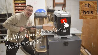 Modification de laspiration sur une Métabo DH330 [upl. by Melina]