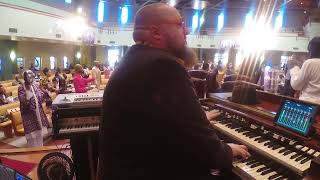 Praise snippet  GMS COGIC Black History Month Sunday  21824  Dan quotSpiffyquot Neuman on organ [upl. by Kir]