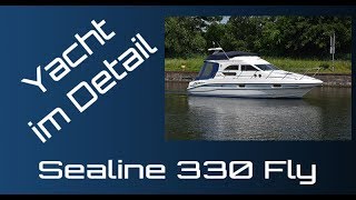 Sealine 330 Fly F33  Yacht im Detail walkthrough boat presentation [upl. by Hose]