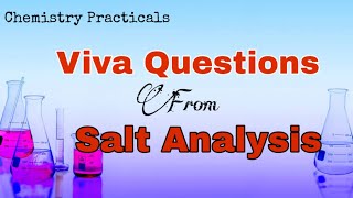 Viva Questions ll ChemistryPractical ll Salt Analysis ll Class 12 ll In MALAYALAM [upl. by Mroz]