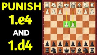 Best Chess Opening Against 1e4 amp 1d4 TRAPS Included [upl. by Hatfield]