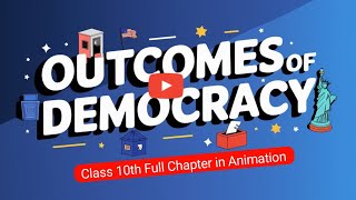 Outcomes of Democracy Class 10 Animation Sunshine Study [upl. by Peckham]