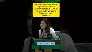 Presiden Prabowo Subianto podcast sama mba Najwa Shihab presidenprabowosubianto [upl. by Noj36]