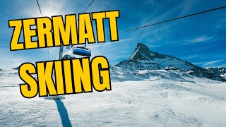 SKIING IN ZERMATT Switzerland [upl. by Fine420]