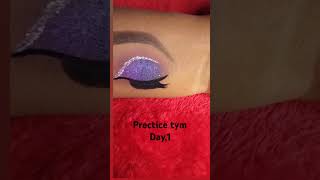 radheradhe eyemakeupartist makeuptutorial viralshort precticetime [upl. by Soirtemed]