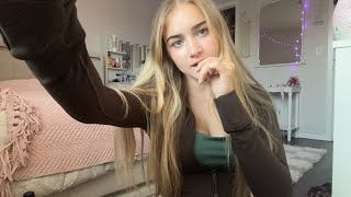 ASMR hair clipping curling and makeup💄 fast and aggressive invisible clips [upl. by Anoval]