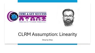 CLRM Assumption Linearity [upl. by Eiclehc]