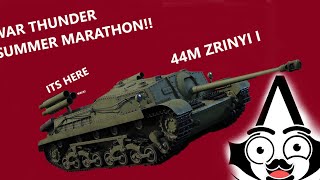 War Thunder Summer Event 2022  44M Zrinyi I the Hungarian mini StuG [upl. by Karilla975]