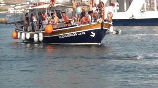 SWIMMING FROM PAROS TO ANTIPAROS [upl. by Rosenkranz]