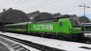 Karlsruhe Hbf FLIXTRAIN mit Flixtrain Vectron 193 943➡️Berlin [upl. by Rebna]