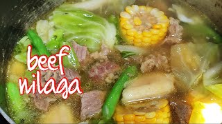 BEEF NILAGA  NILAGANG BAKA RECIPE  PANLASANG PINOY  LUTONG PINOY [upl. by Neri]