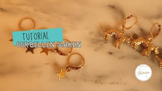 DIY oorbellen maken ★ Tutorial voor kinderen  MadebyFlorien [upl. by Gibson]