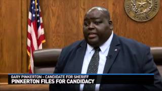 Pinkerton Files for Sheriff Candidacy [upl. by Nodarb]