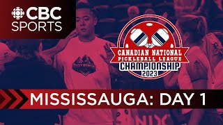 Canadian National Pickleball League Championship Day 1 Saturday  CBC Sports [upl. by Rihana]