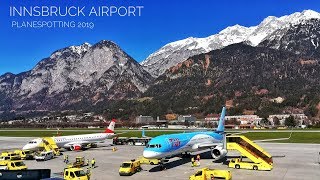 INNSBRUCK PLANESPOTTING 2019  SPECTACULAR TAKE OFFs amp LANDINGs [upl. by Marci132]