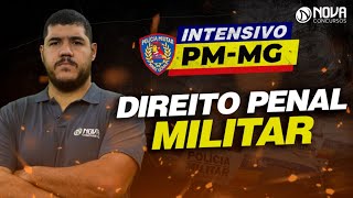 Concurso PMMG 2021 soldado Gabaritando Direito Penal Militar aulagratuita [upl. by Aratehs]