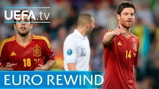 UEFA EURO 2012 highlights Spain 20 France [upl. by Nobie398]