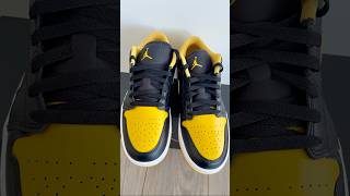 Unboxing Jordan 1 Low Yellow Ochre nike jordan low yellow unboxing shorts [upl. by Kartis]