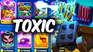 🤮🤮🤮🤮 EL MAZO MÁS TOXICO de CLASH ROYALE quotCHISPITAS  GIGANTE DUENDEquot [upl. by Sumner]