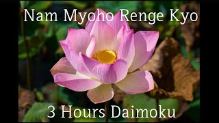 Nam myoho renge kyo 3 hours Diamoku [upl. by Elburt]