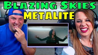 reaction to METALITE  Blazing Skies 2023  Official Music Video  THE WOLF HUNTERZ REACTIONS [upl. by Georgeanna]