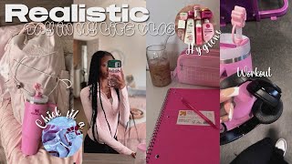 A DAY IN A LIFE AS A HIGH SCHOOL STUDENT  Grwm School Vlog Classes Gym Etc [upl. by Atilol]