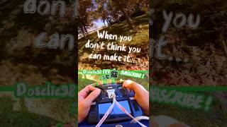 When you dont Think you can Make It 🕳️🤿 fpv gopro apex viral nature landscape short fail [upl. by Acissaj631]