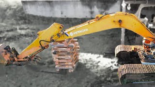 Removing the stick cylinder using viewer advice  excavator project [upl. by Marnie]