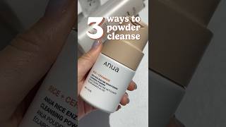 How to use powder cleanser 3 ways cleanser anua skincare101 kbeautyskincare cleansers [upl. by Yngiram]