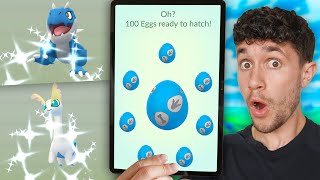 I Hatched 100 of Pokémon GO’s BEST Eggs Ever [upl. by Yecak9]