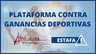 Plataforma contra GANANCIAS DEPORTIVAS [upl. by Helbonnas]