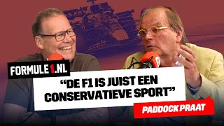 Paddockpraat ‘F1 is in alle opzichten een conservatieve sport’ [upl. by Einnaej]