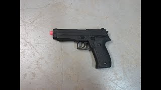 Airsoft CYMA Sig Sauer P226 AEP Pistol [upl. by Yadseut]