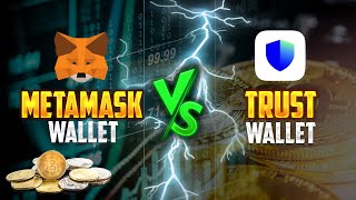 Metamask vs Trust Wallet Complete Guide  Which is better and safest wallet [upl. by Zedecrem]