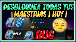 EL MAYOR BUG EN LA HISTORIA DE MCOC DESBLOQUEA TODAS LAS MAESTRÍAS HOY MISMO  MCOC [upl. by Nugesulo47]