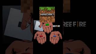 Red pill blue pill and green pill  minecraft roblox freefire viral gaming redpill [upl. by Einamrej]