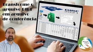 Como transformar o Arquivo Dirf txt em Excel e possibilitando a sua conferência [upl. by Odilia]