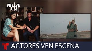 William Levy y Samadhi Zendejas comentan la escena del puente  Vuelve a Mí  Telemundo Novelas [upl. by Ynahteb]