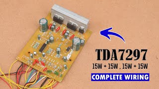 TDA7297 Amplifier Board Complete Guide in Hindi  TDA7297 Audio Board Review amp Wiring [upl. by Collie]