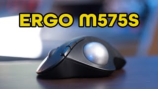 Logitech Ergo M575S Trackball Mouse Review [upl. by Serrell]