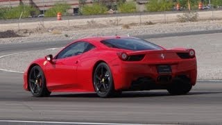 Red Ferrari 458 Italia Racing [upl. by Evangelin]