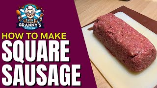 How to Make LORNE SQUARE SAUSAGE  grannysscottishkitchen [upl. by Australia]