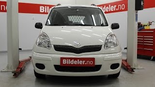 Toyota Yaris Verso Hvordan bytte bremser bak  1999 til 2005 mod [upl. by Welby]