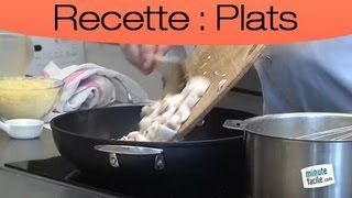 Faire des lasagnes accompagnées de champignons [upl. by Cly]