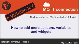 Virtuino IoT  How to add more topics variables and widgets [upl. by Ivetts]