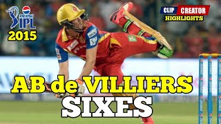 AB de Villiers 360 🔥 AB de Villiers all sixes in IPL abdevilliers ipl [upl. by Najed]