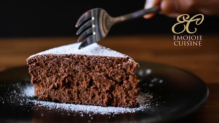 Flourless Chocolate Cake Gluten Free  4 ingredients recipe [upl. by Nets32]